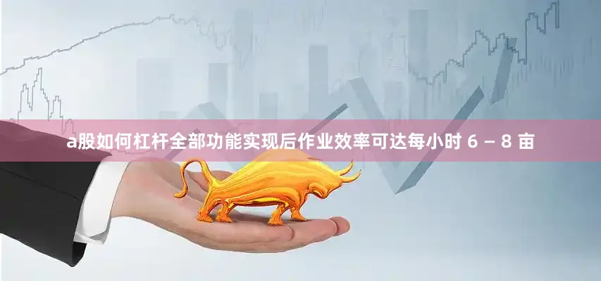 a股如何杠杆全部功能实现后作业效率可达每小时 6 — 8 亩