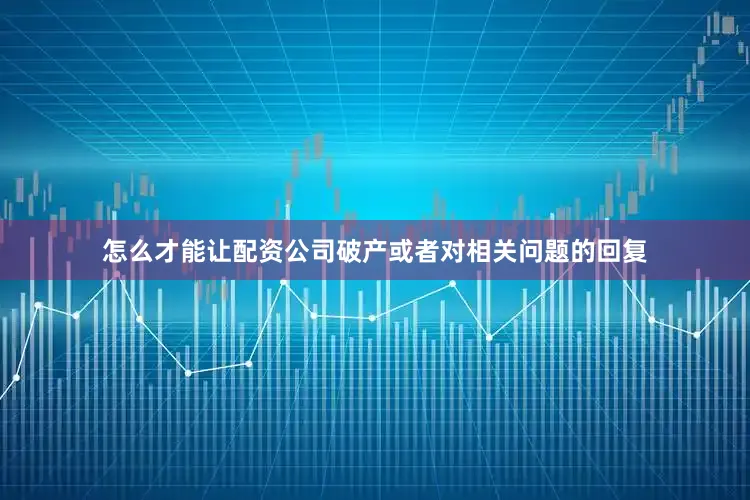 怎么才能让配资公司破产或者对相关问题的回复
